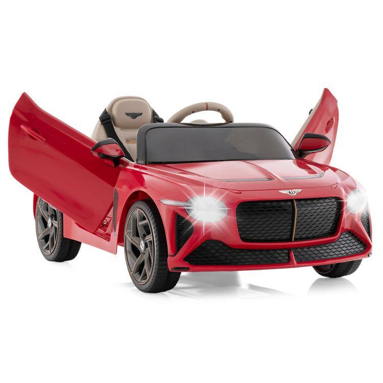 12V Battery Powered Licensed Bentley Bacalar Kids Ride-on Racer Car Red |   Powered Ride On Toys