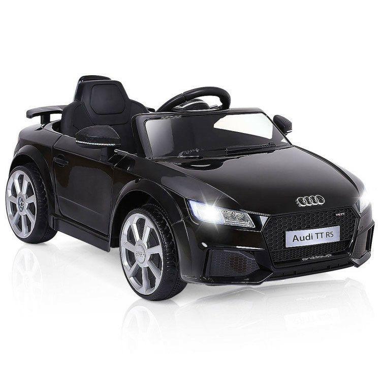 12V Kids Electric Ride on Car with Remote Control and Music Function Black |   Powered Ride On Toys