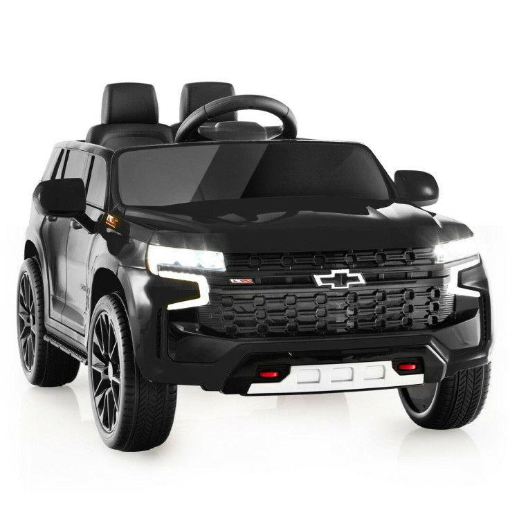 12V Kids Ride on Car with 2.4G Remote Control Black |   Powered Ride On Toys