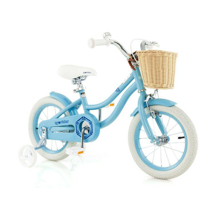 14-Inch Kids Bike Adjustable with Training Wheels for 3-5 Years Old Blue |   Kids Bike