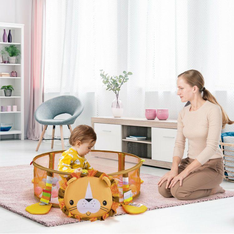 4-in-1 Baby Play Gym with Soft Padding Mat and Arch Design  |   Baby Gyms & Playmats