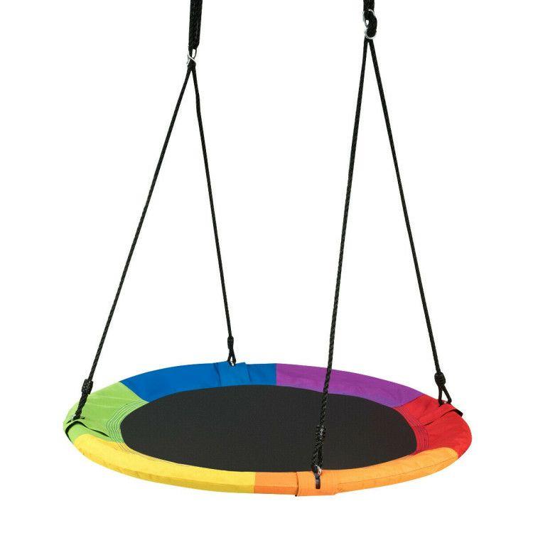 40 Inch Flying Saucer Tree Swing Outdoor Play for Kids  |   Outdoor Play