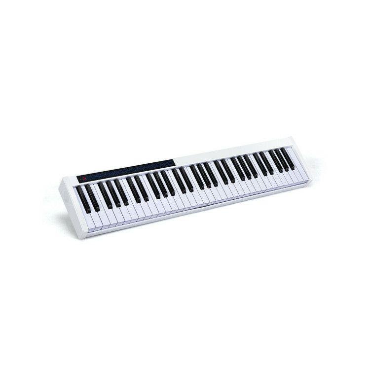 61-Key Portable Digital Stage Piano with Carrying Bag White |   Pianos & Keyboards