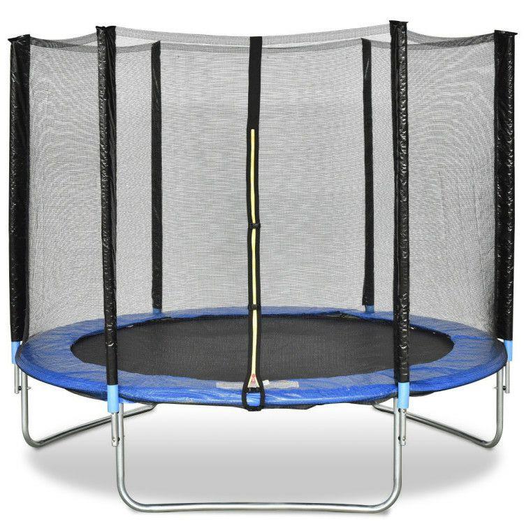 8 feet Safety Jumping Round Trampoline with Spring Safety Pad  |   Outdoor Play