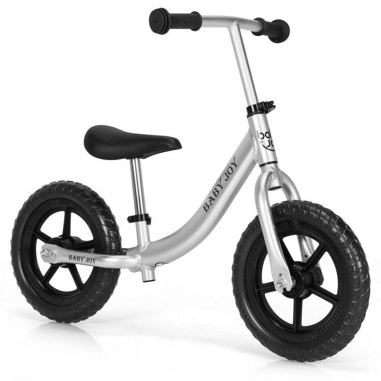 Aluminum Adjustable No Pedal Balance Bike for Kids Age 2+ Years Old Black |   Balance Bikes