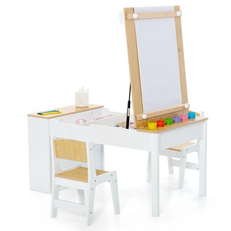 Children Art Activity Table and Drawing Table Natural |   Kids Table & Chair Sets