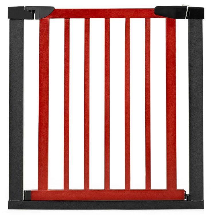 Extendable Safety Gate for Baby and Pet Red |   Pet Gate