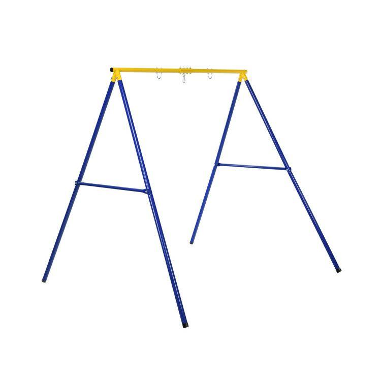 Extra Large Heavy Duty A-Frame Steel Swing Stand Blue And Yellow |   Outdoor Play