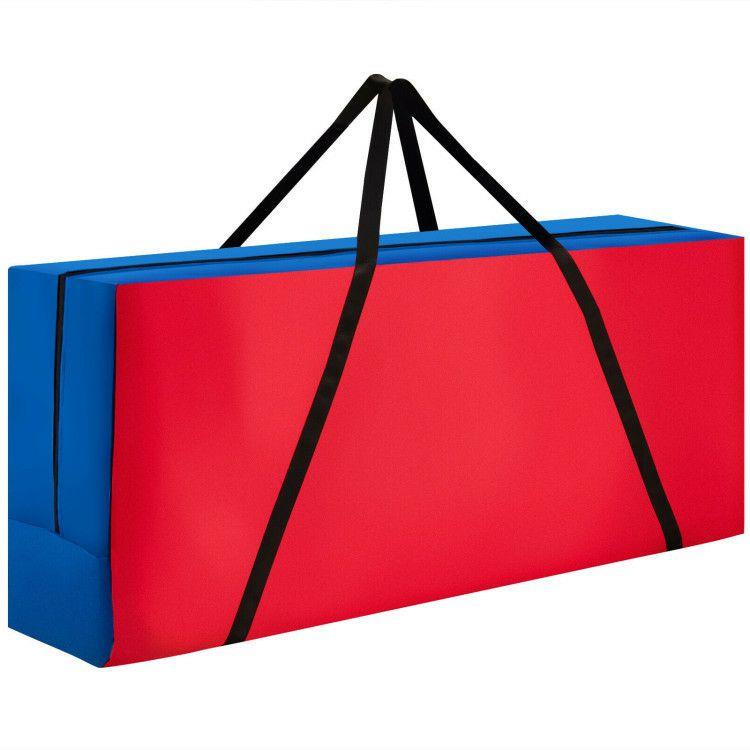 Giant 4 in A Row Storage Carrying Bag for Jumbo 4-to-Score Game Set Only Bag Blue + Red |   Outdoor Play