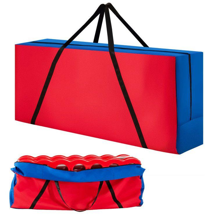 Giant Carry Storage Bag for 4 in a Row Game with Durable Zipper Blue+Red |   Lawn Games