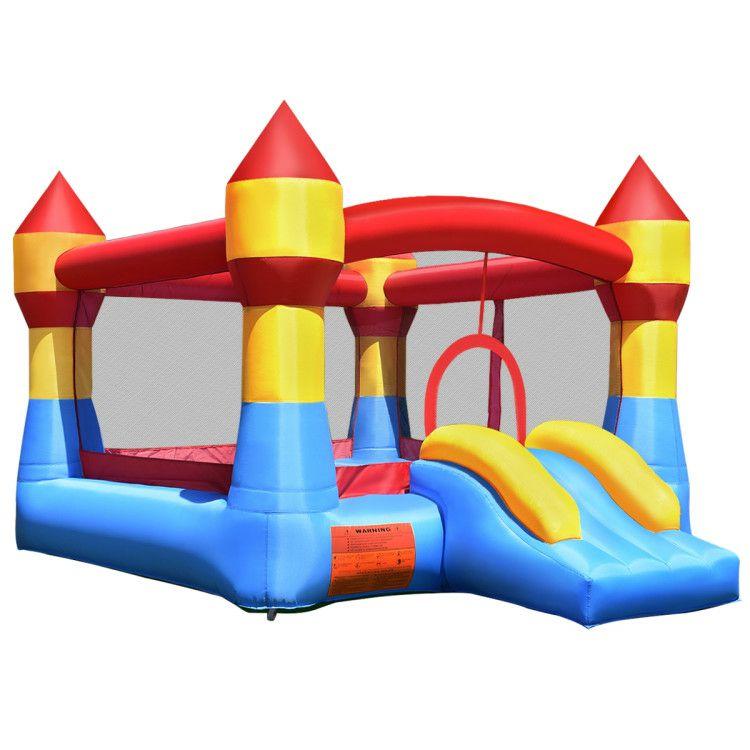 Inflatable Bounce House Castle Jumper Without Blower  |   Outdoor Play