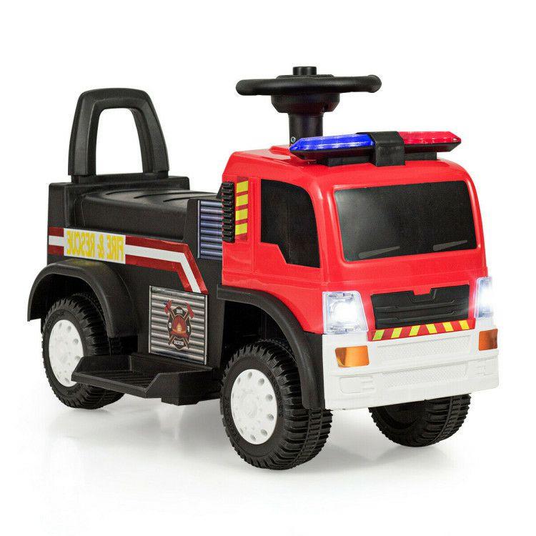 Kids 6V Battery Powered Electric Ride On Fire Truck  |   Powered Ride On Toys