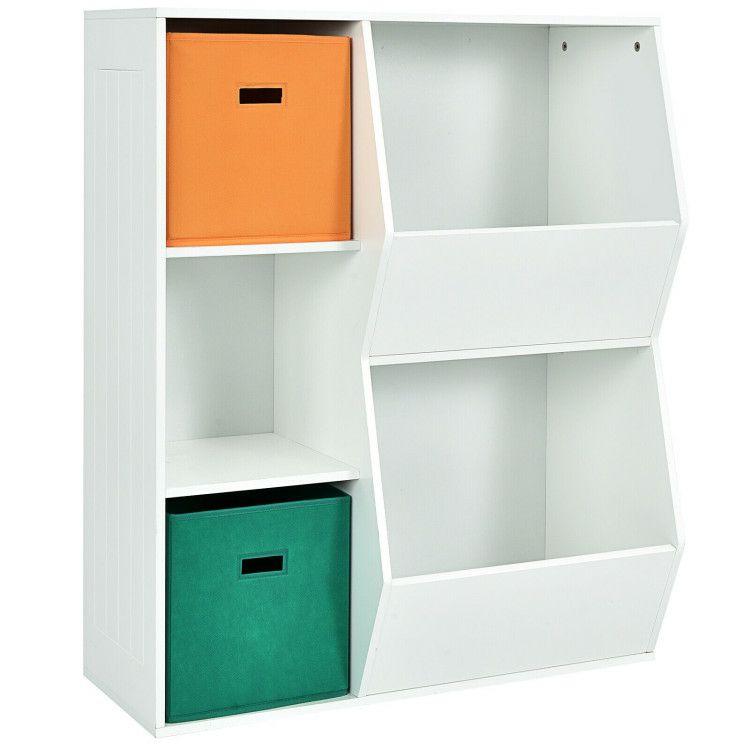 Kids Toy Storage Cabinet Shelf Organizer Multicolor |   Kids Storage