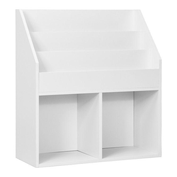 Kids Wooden Bookshelf for Living Room White |   Kids Storage