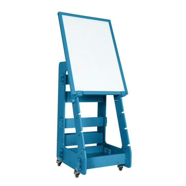 Multifunctional Kids’ Standing Art Easel with Dry-Erase Board Navy |   Art Easels