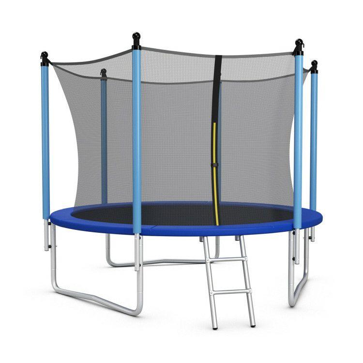 Outdoor Trampoline with Safety Closure Net  |   Outdoor Play