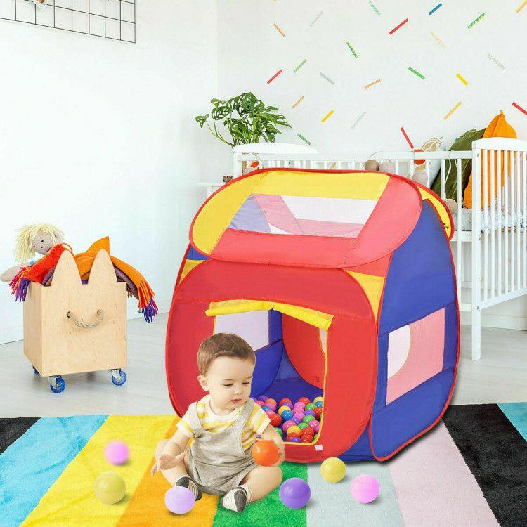 Portable Kid Play House Toy Tent with 100 Balls  |   Play Tents & Playhouse