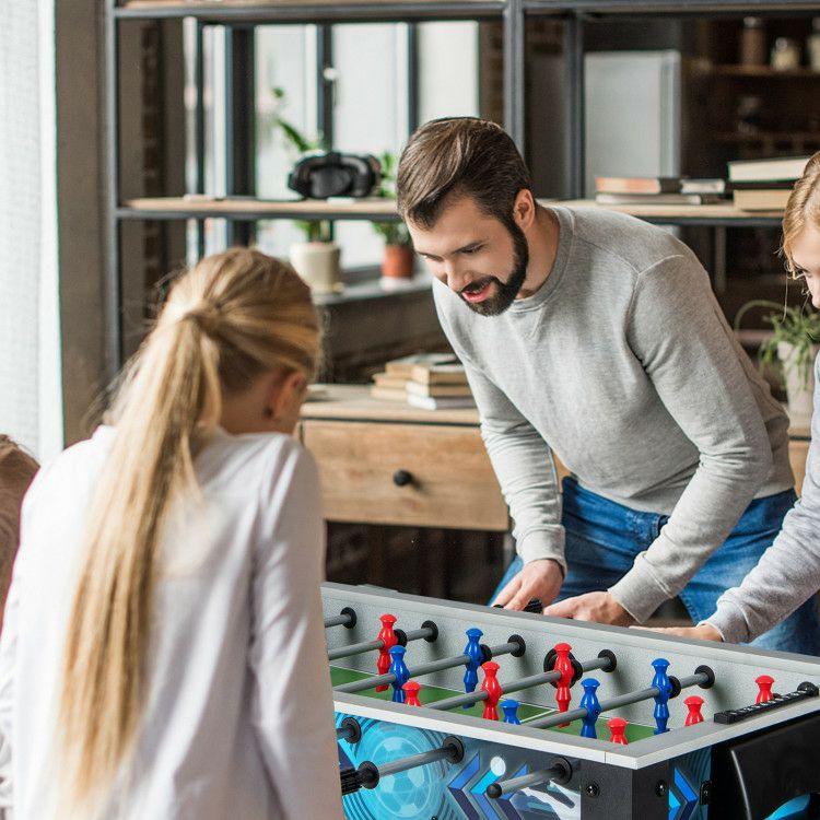 Stable Soccer Table Game with 2 Footballs for All Ages  |   Game Room