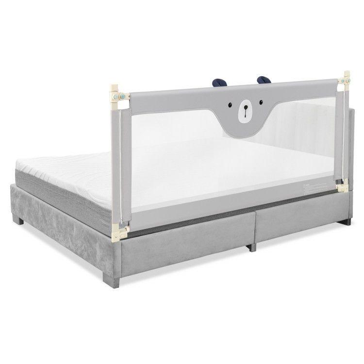 Vertical Lifting Baby Bedrail Guard with Double Safety Child Lock  |   Bed Rails