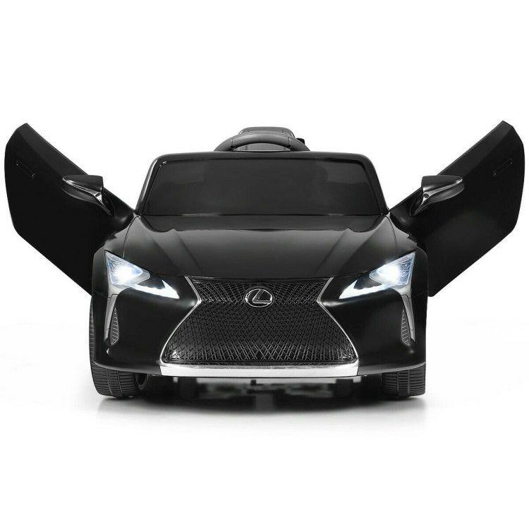 Lexus LC500 Licensed Kids 12V Ride Remote Control Electric Vehicle Black |   Powered Ride On Toys