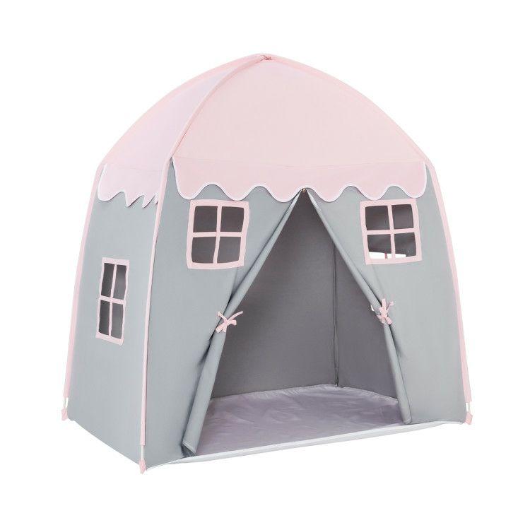 Portable Indoor Kids Play Castle Tent Pink |   Play Tents & Playhouse